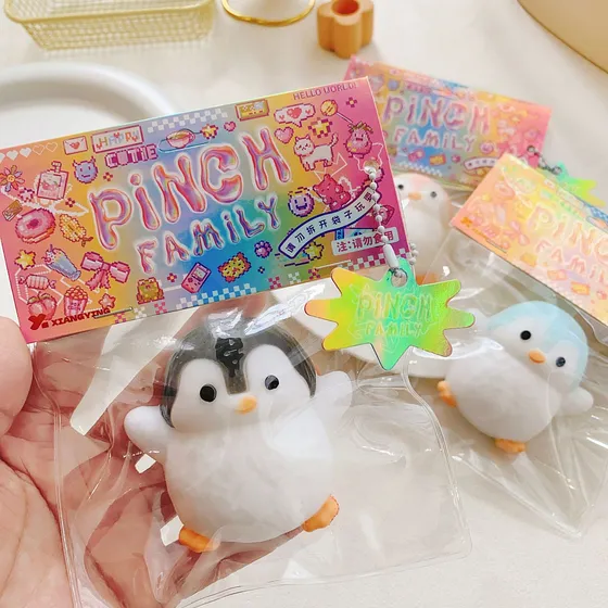 Cartoon Globefish Penguin Squishy Toy Soft Slow Rising