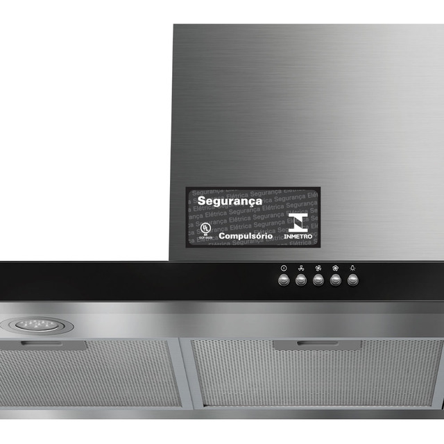 Coifa Panasonic 90cm Black Glass Fv-9hsdb2 220v Cor Cinza-claro Coifa Panasonic 90cm Black Glass Fv-9hsdb2 220v Cor Cinza-claro