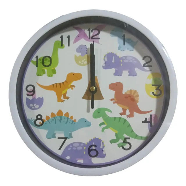 Reloj Pared Para Niño Analogico Dormitorio 20x20cm