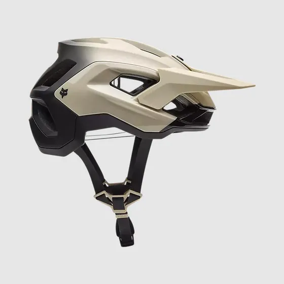 Casco Bicicleta Speedframe Pro Backfade Crema Fox Color Café Talla M