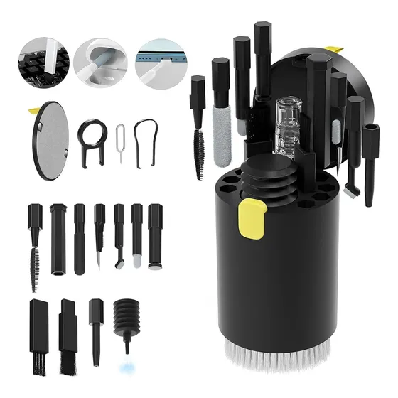 Kit De Limpieza Computadoras Cámara Audífonos Teclados 20en1