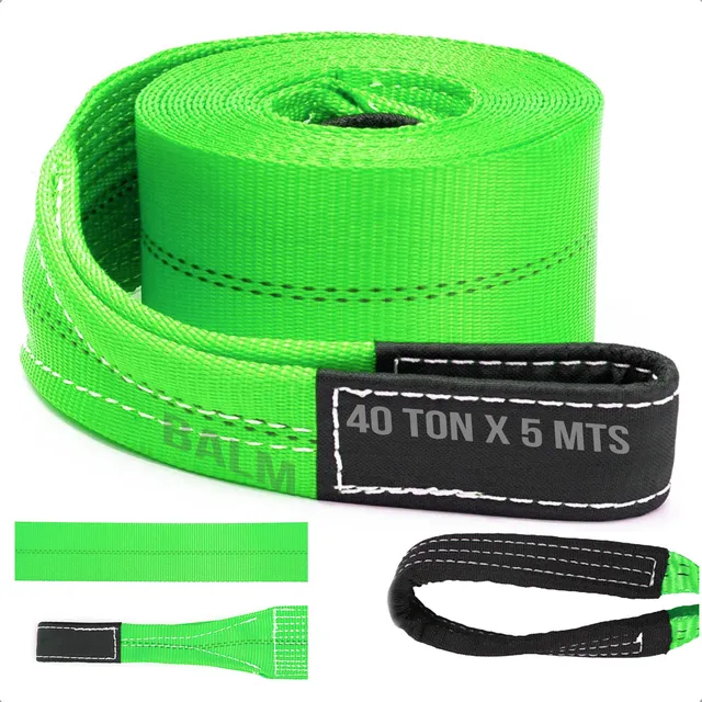 Cinta Fita 40 Toneladas X 5 Metros Reboque Guincho 4x4 100mm