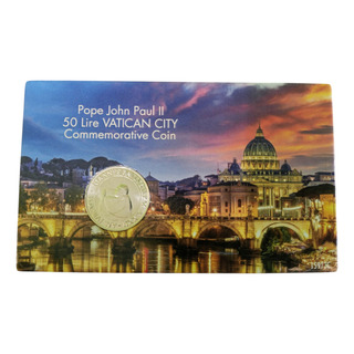 Moneda Auténtica Del Vaticano En Honor Al Papa Juan Pablo Ii Moneda Auténtica Del Vaticano En Honor Al Papa Juan Pablo Ii