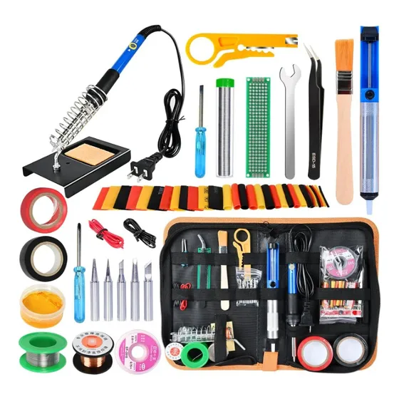 Kit De Soldadura Electronica Cautin Temperatura Ajustable.