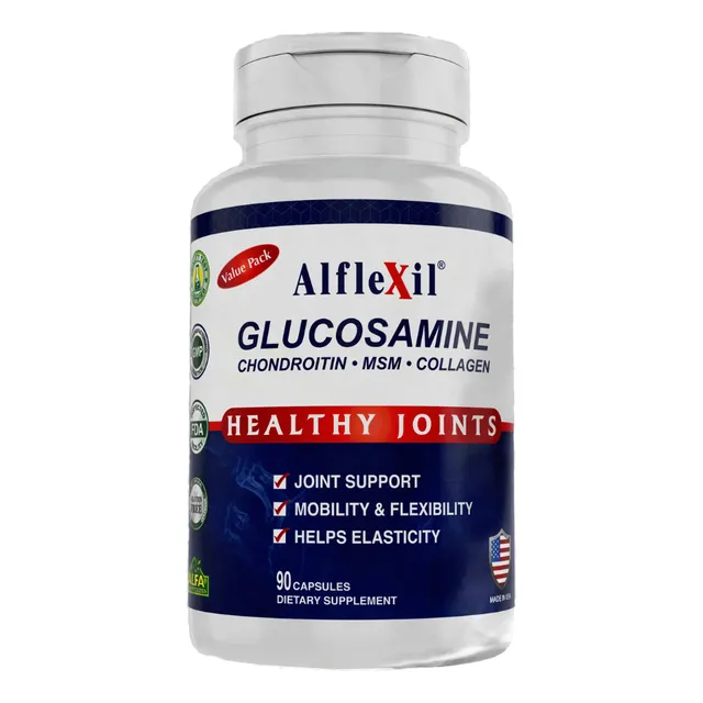 Glucosamina Condroitina Msm Colágeno 90 Cápsulas Alflexil