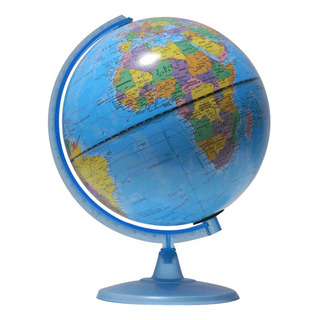 Globo Terráqueo Plow Político 30cm Base Plástico Globo Terráqueo Plow Político 30cm Base Plástico