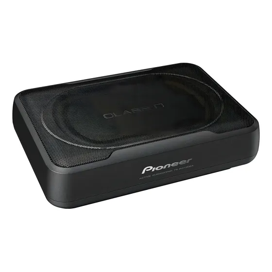 Subwoofer Slim Amplificado Pioneer Bajo Asiento Ts-wx130ea Color Negro