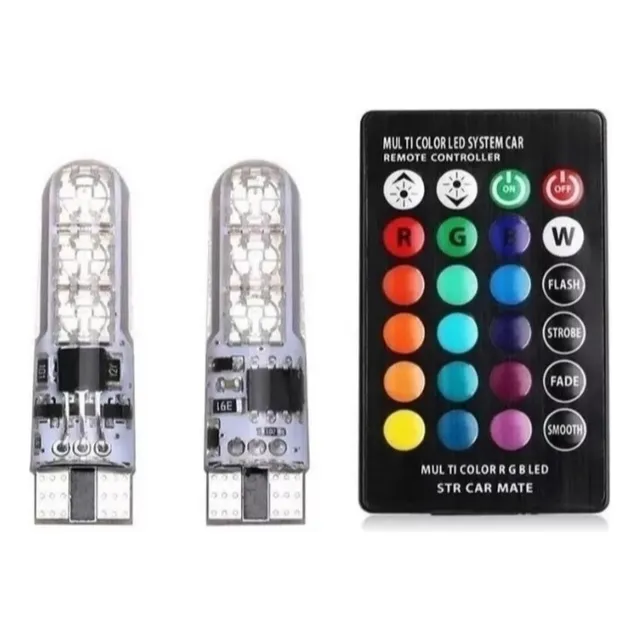 Luz De Posicion Led C/remoto T10 Para Chevrolet Onix 2014