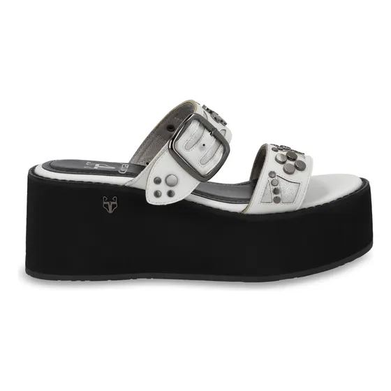 Sandalia Plataforma Blanco Mujer 15620 Gotta