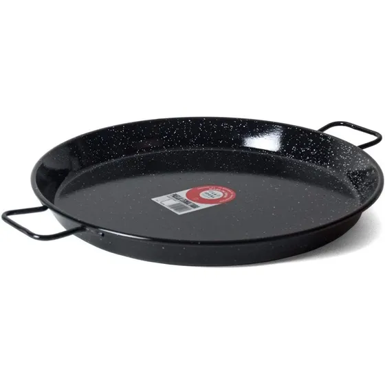 Paellera De Acero Esmaltado Garcima De 18 Pulgadas, 46cm