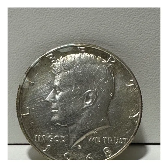 Estados Unidos Half Dollar 1968 D Prata Ma7