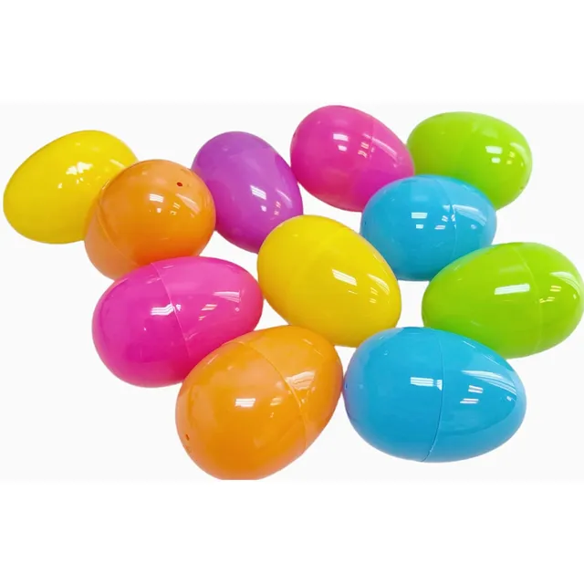 Huevos Pascua Rellenables Fiesta Cotillon Conejo 12 Unidades