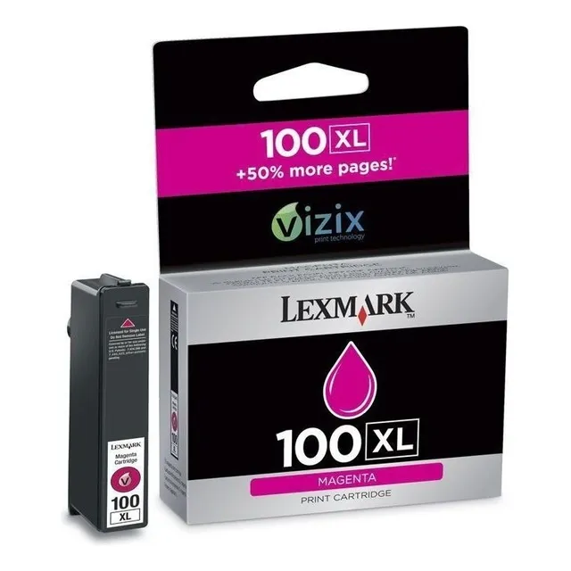 Cartucho De Tinta Lexmark 100xl 14n1070 Magenta 14745