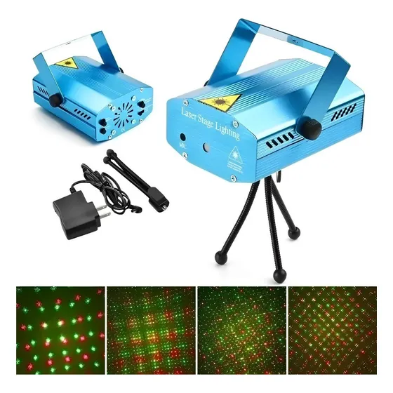 Mini Laser Projetor Holográfico Festa Stage Lighting Sd-120 127/220V