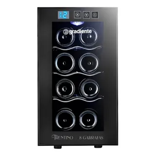 Adega De Vinhos Gradiente 8 Garrafas Display Digital Uma Porta Pgad080 Bivolt 110v/220v Adega De Vinhos Gradiente 8 Garrafas Display Digital Uma Porta Pgad080 Bivolt 110v/220v