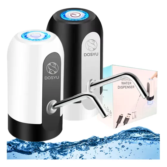 Dispensador De Agua Garrafón, Pack 2 Pzs Automático Botella Bomba De Agua Marca Dosyu