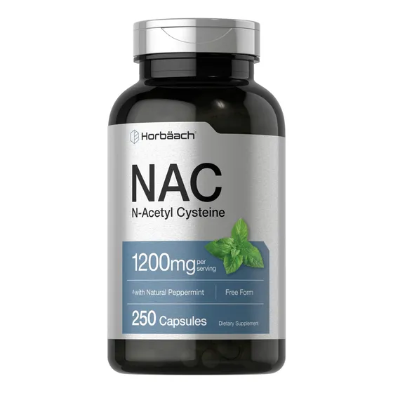 Suplemento Horbäach Nac N-acetil Cisteína 1200 Mg 250 Cápsul