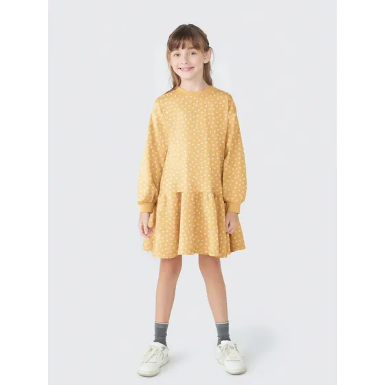Vestido Estampado De Algodón - 5bzy