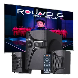 Caixa De Som Home Theater 5.1 Soundbar Bluetooth Subwoofer Caixa De Som Home Theater 5.1 Soundbar Bluetooth Subwoofer