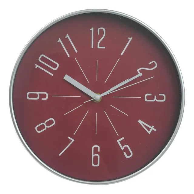 Reloj De Pared Concepts 25x25x4 Cm Rojo