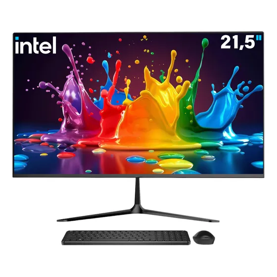All In One Intel Core I5 8gb Ssd 256gb Preto 21  Aio-21p0825
