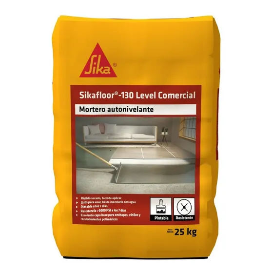 Sikafloor 130 Level Comercial Mortero Autonivelante De Pisos