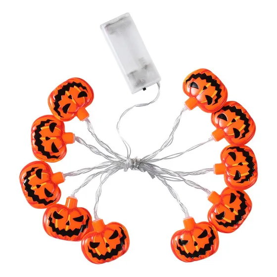 Cadena De Luces De Calabaza De 1,5 Metros Para Decoración De