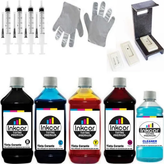 Tinta Inkcor Compatível Canon 2910 3610 Pg44 145 146 450ml