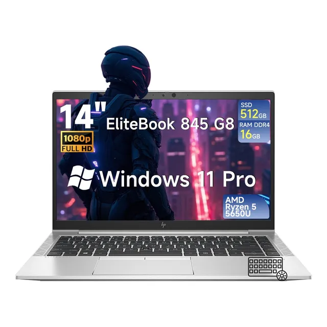 Hp Elitebook 845 G8 14 Fhd Amd Ryzen 5 5650u 16gb 512gb Ssd