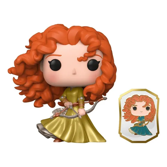 Funko Pop Disney Brave Valiente * Merida ( Gold ) C/ Pin
