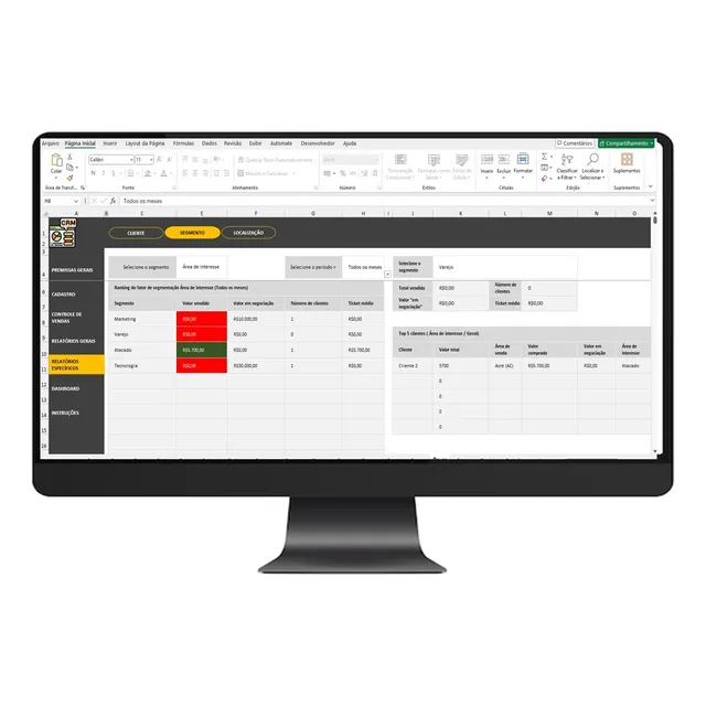  Planilha Para Cadastro De Clientes Crm Completo Em Excel