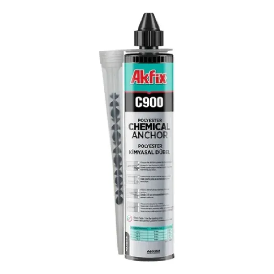 Anclaje Quimico Akfix 300ml Para Pistola Con Embolo