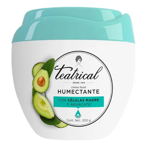 Teatrical Crema Facial Humectante Celulas Madre 200g Tipo De Piel Todo Tipo De Piel