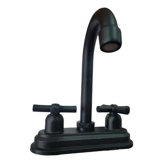 Mezcladora Para Lavabo Negro Mate Meer