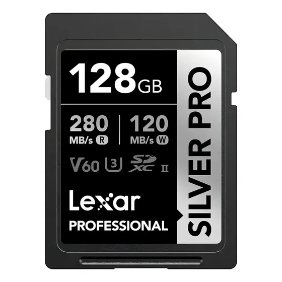Lexar Profesional 128GB SDXC UHS-II 280MB\u002Fs V60 4K para Fotografía y Video | Cuotas sin interés
