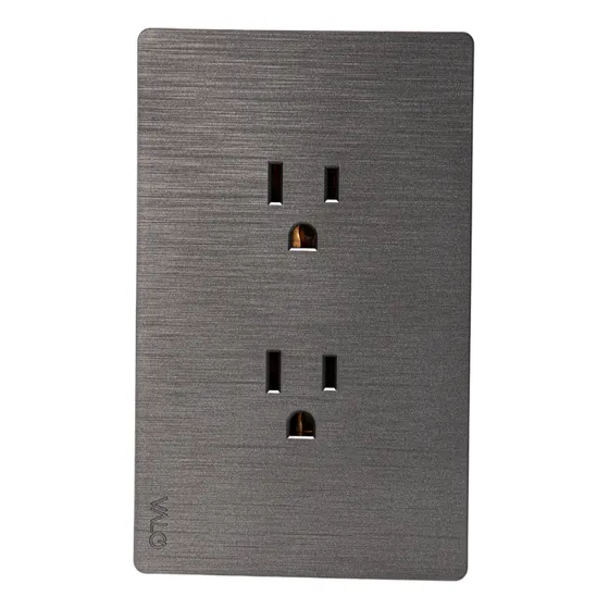 Placa Valo Slim Con Contacto Dúplex