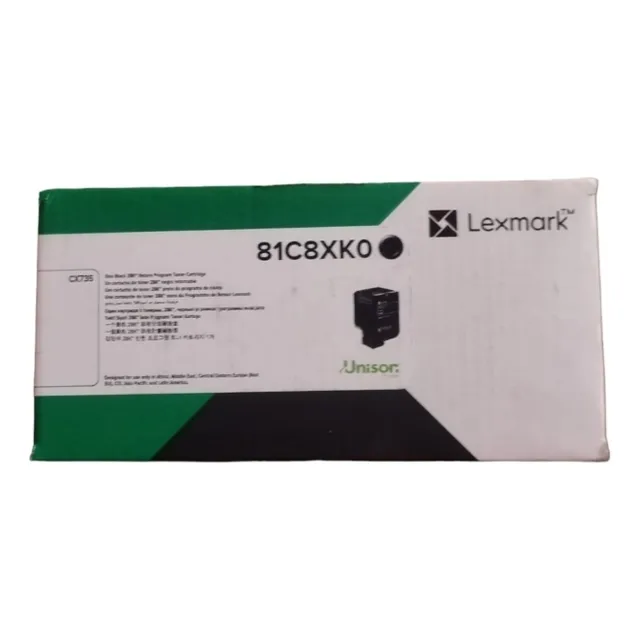 Toner Lexmark 81c8xk0 Tinta Negro