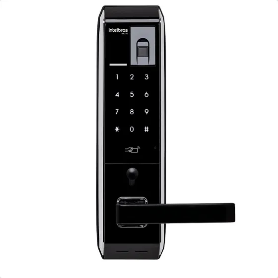 Fechadura Biometrica Fr330 Intelbras Preta Embutir - Smart