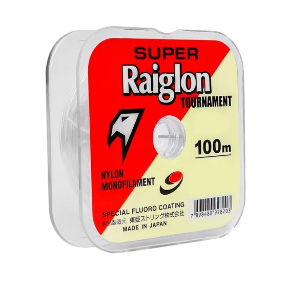 Super Raiglon Japonés 0,40 Mm Nylon Tanza Fluorocarbono Fly Color Transparente