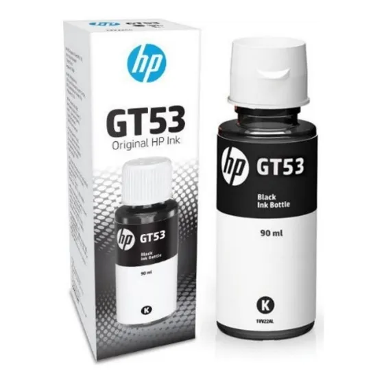 Botella De Tinta Hp Gt53 Negro Original Diginet