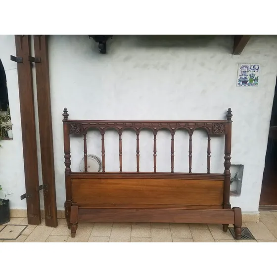 Juego De Dormitorio Español/cama -2 Mesas De Luz
