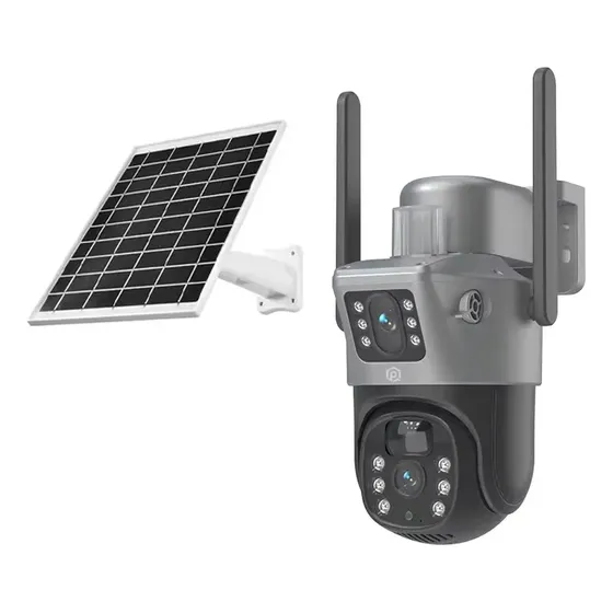 Cámara Ip Solar Qp Jk-tp15 Wifi Hd 1080p Exterior Seguridad