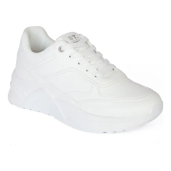 Zapatilla De Moda Para Mujer 7986 Blanco - Sthef