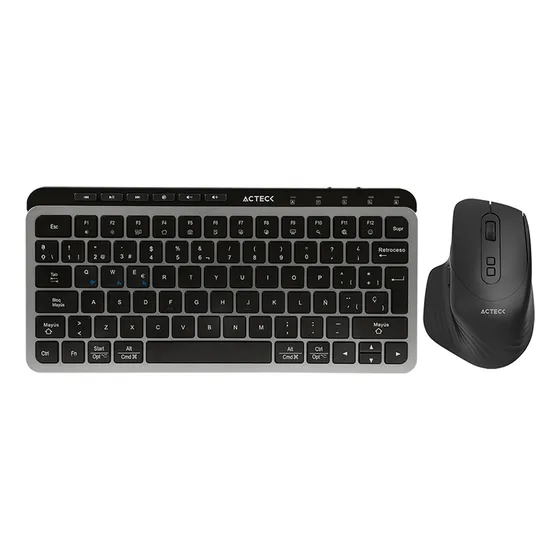Kit Teclado Y Mouse Acteck Krea Mk750 Inalambrico Tamaño 65