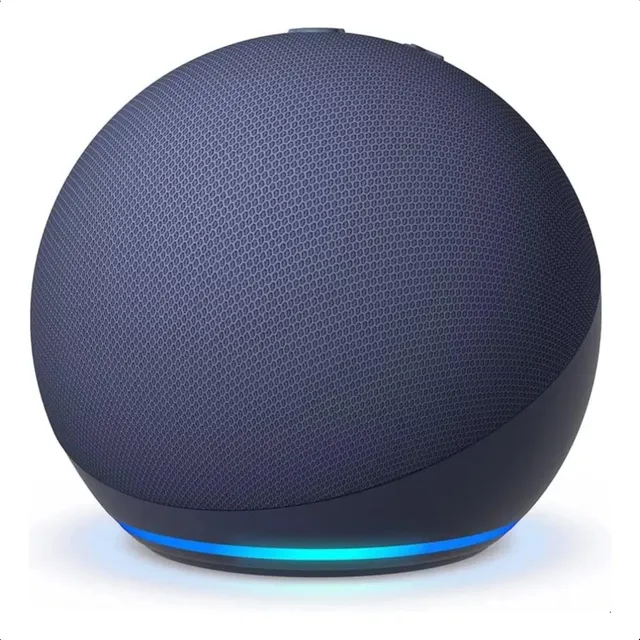 Alexa Echo Dot de quinta generación con rutinas útiles, sonido más vibrante, color azul