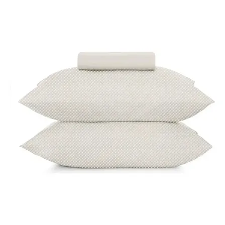 Jogo De Cama King Slim Organic Lençol Anti-pilling Altenburg Bege