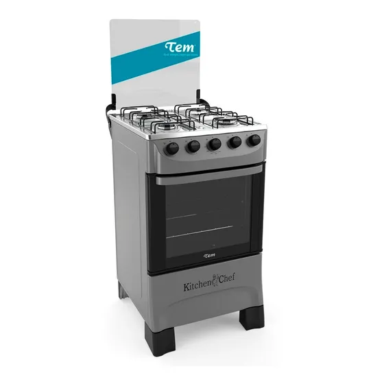 Cocina Tem Kitchen Chef Supergas Plateada Copacabana