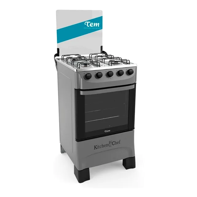 Cocina Tem Kitchen Chef Supergas Plateada Copacabana