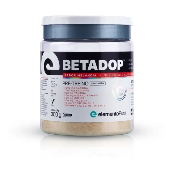 Betadop 300g Pré Treino - Elemento Puro Beta Dop