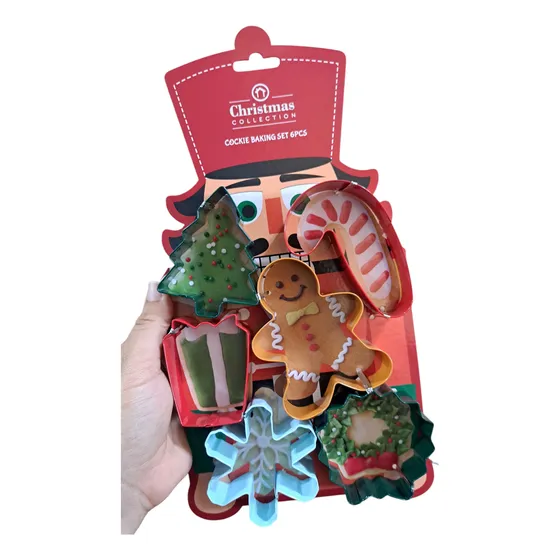 Cortadores De Galletas De Navidad   Set De 6 Unidades